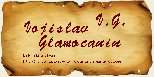 Vojislav Glamočanin vizit kartica